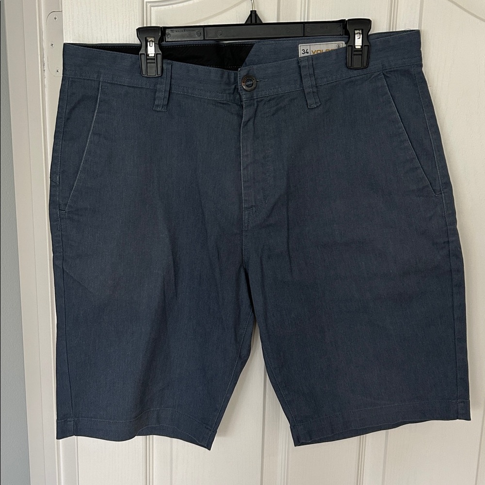 Volcom Size 34 Slate Blue Casual Shorts